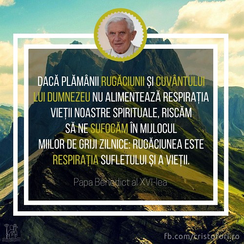 Rugăciunea este respirația sufletului