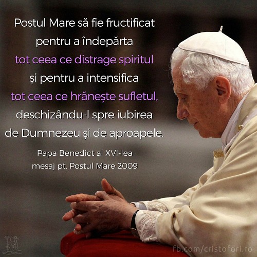 Cum să fructificăm timpul Postului Mare