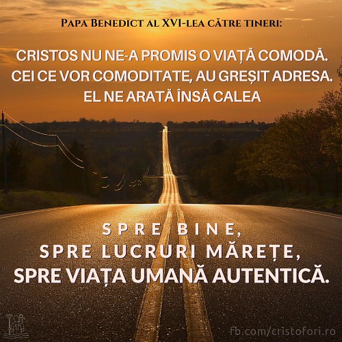 Cristos nu a promis o viață comodă