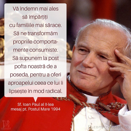 Să punem la post pofta de a poseda