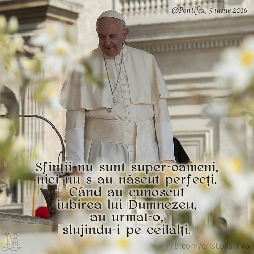 Sfinții nu sunt super-oameni