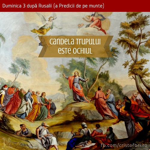 Candela trupului este ochiul