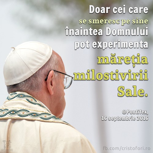 Doar cei care se smeresc