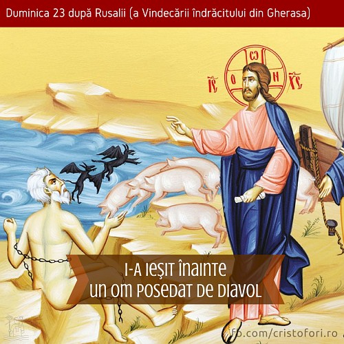 I-a ieșit înainte un om posedat de diavol