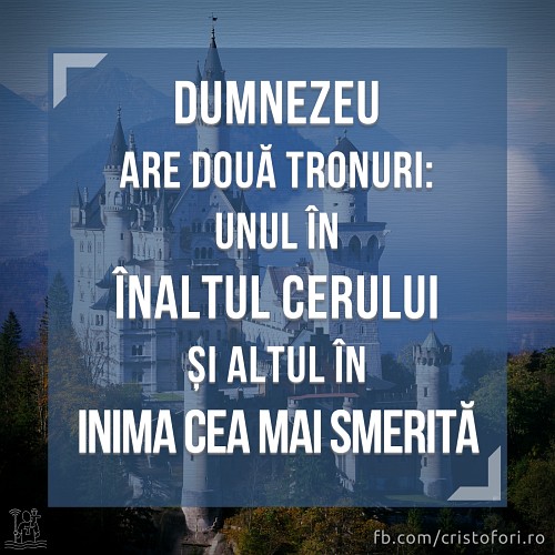 Dumnezeu are două tronuri
