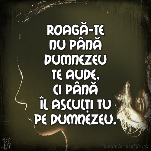 Până îl asculți